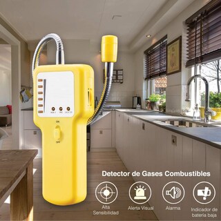 Foto 3 | Detector De Gas Natural Gasolina Eo Safe Imports Esi-15636 Amarillo