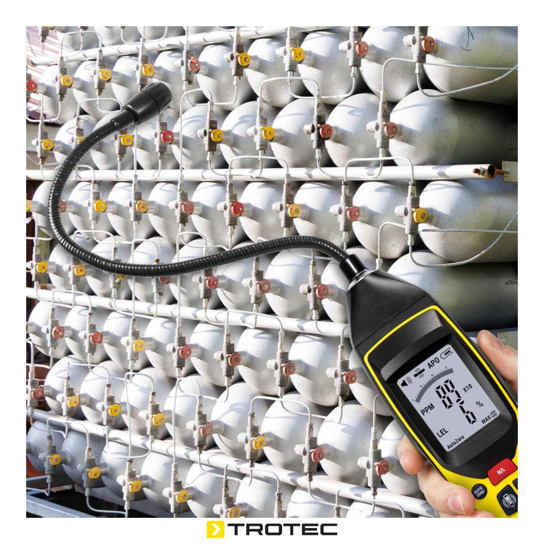 Foto 6 pulgar | Detector De Fuga De Gases Inflamables Bg40 Trotec Con Alarma, Sonda De Cuello De Cisne Semiflexible De 40 Cm