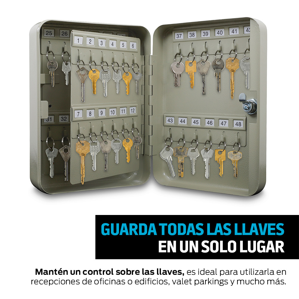 Foto 4 pulgar | Caja para Llaves Redlemon Almacena y Organiza hasta 48 Llaves