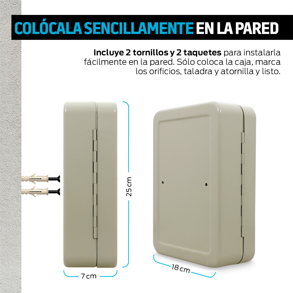 Foto 6 pulgar | Caja para Llaves Redlemon Almacena y Organiza hasta 48 Llaves