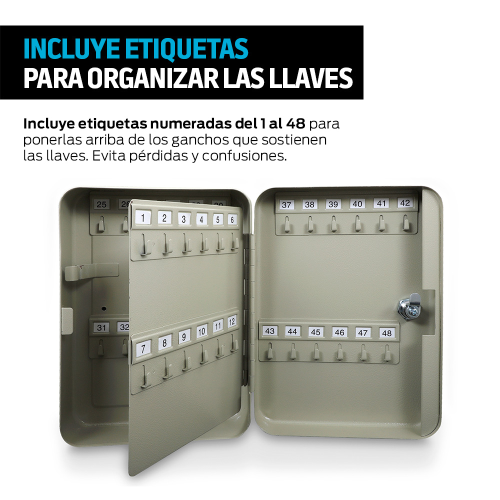 Foto 7 pulgar | Caja para Llaves Redlemon Almacena y Organiza hasta 48 Llaves