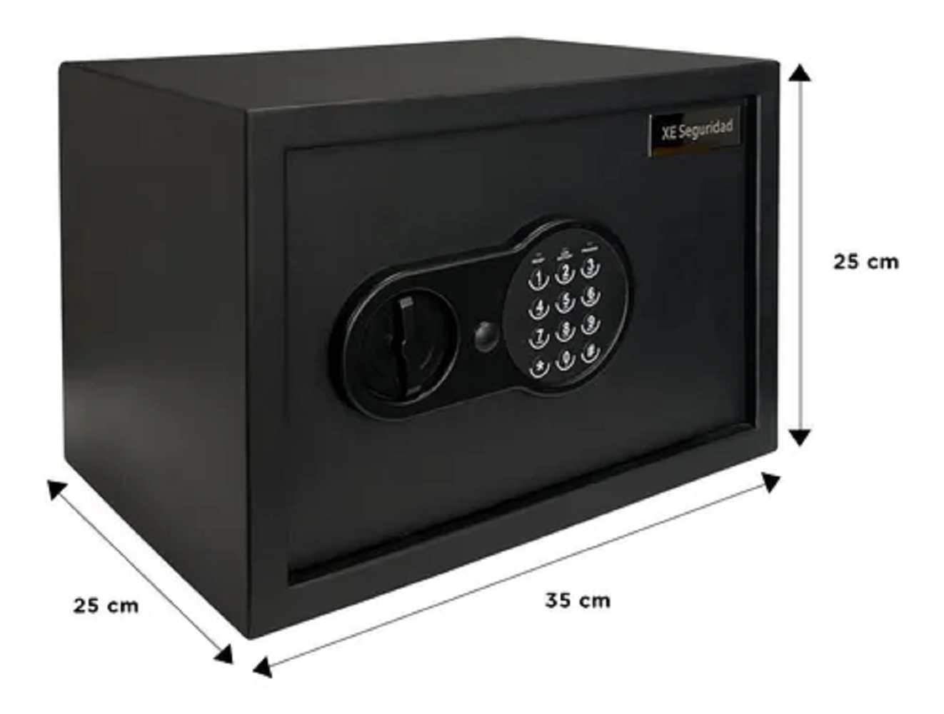 Foto 4 pulgar | Caja Fuerte Digital Mediana Malubero color Negro