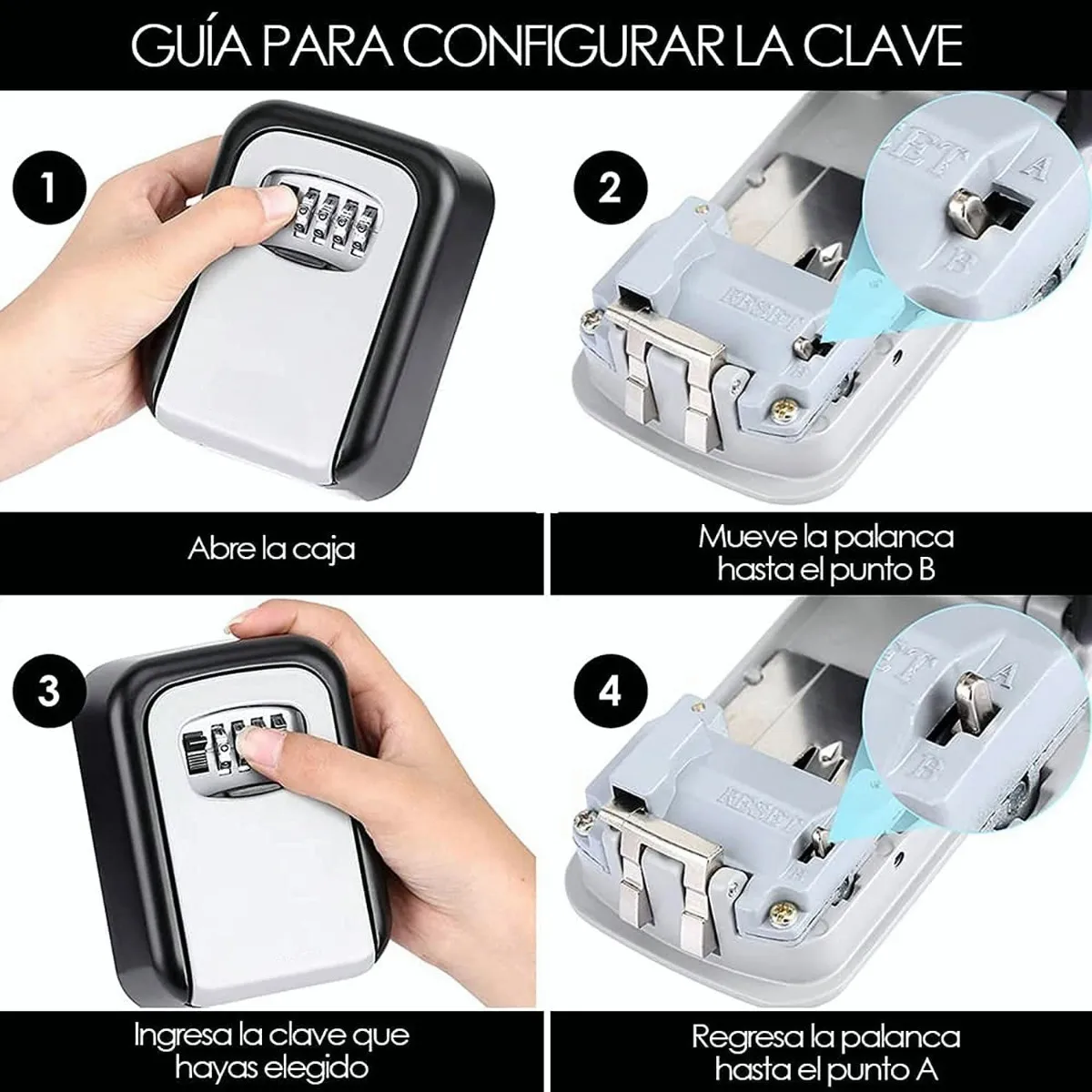 Foto 3 pulgar | Caja de Almacenamiento de Llaves Malubero Empotrable en Pared
