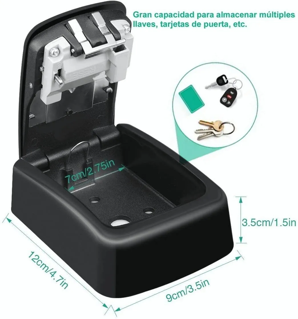 Foto 4 pulgar | Caja de Almacenamiento de Llaves Malubero Empotrable en Pared