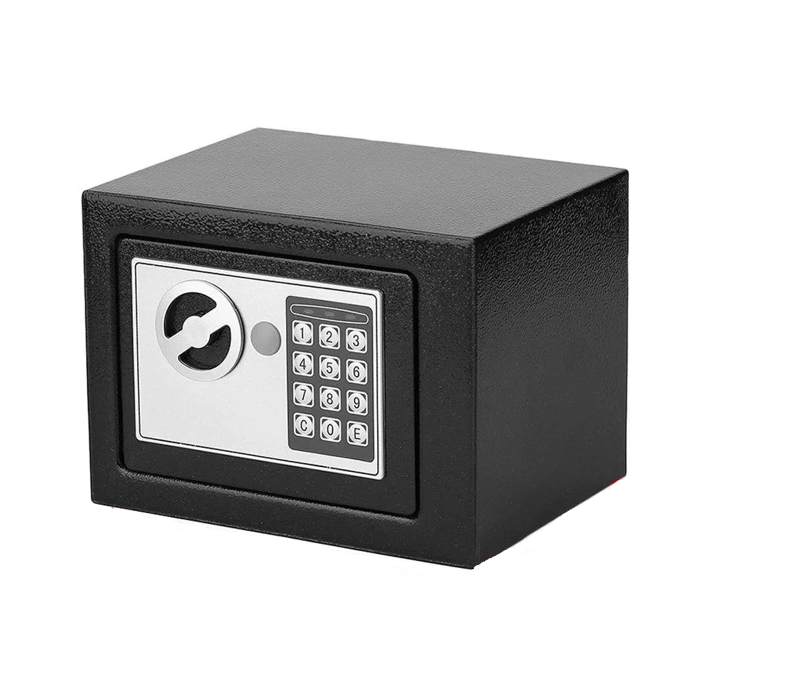 Caja Fuerte de Seguridad Digital con Apertura Electrónica Malubero color Negro