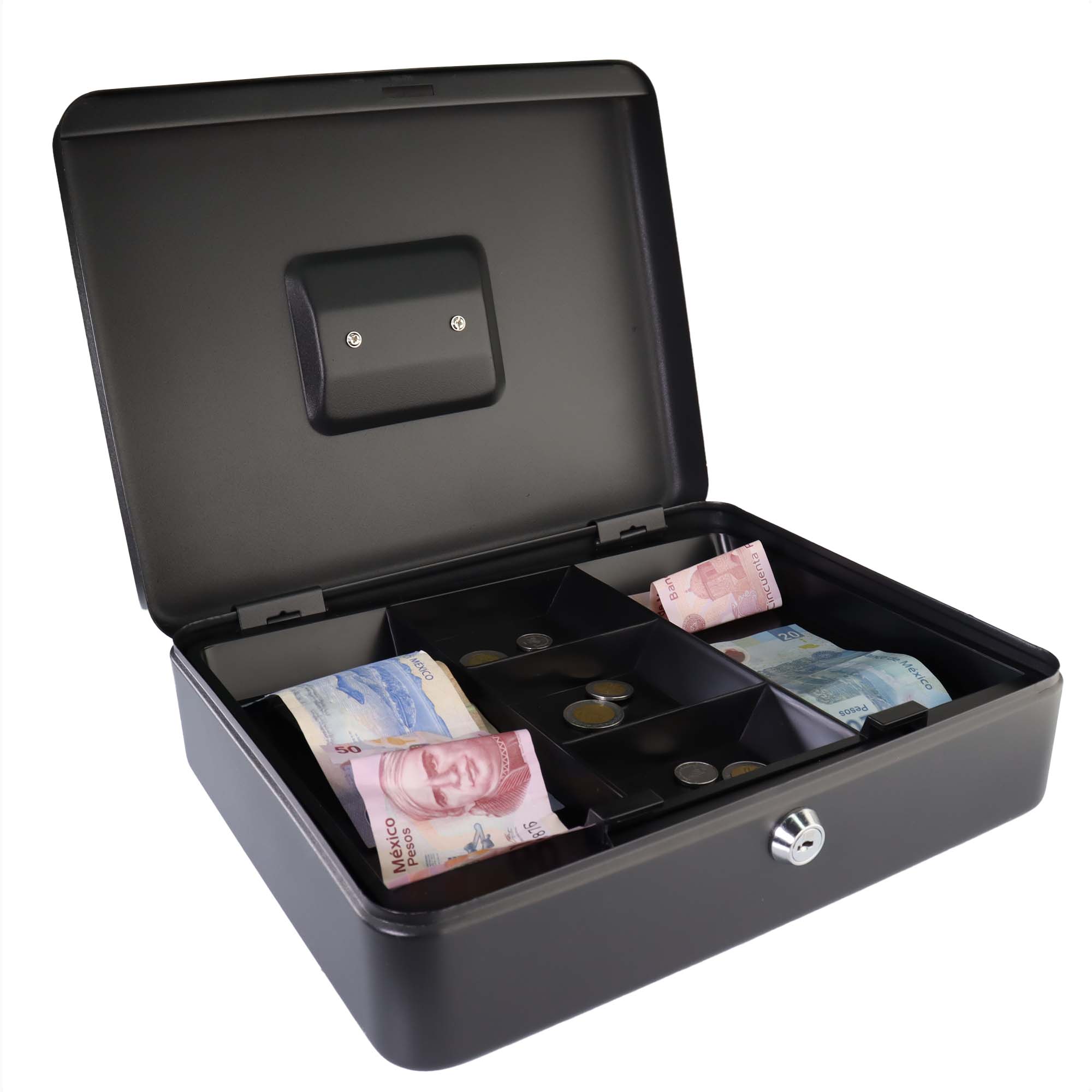 Caja Dinero Fuerte Seguridad/ Cash Box Prolami Metálica Grande Mate