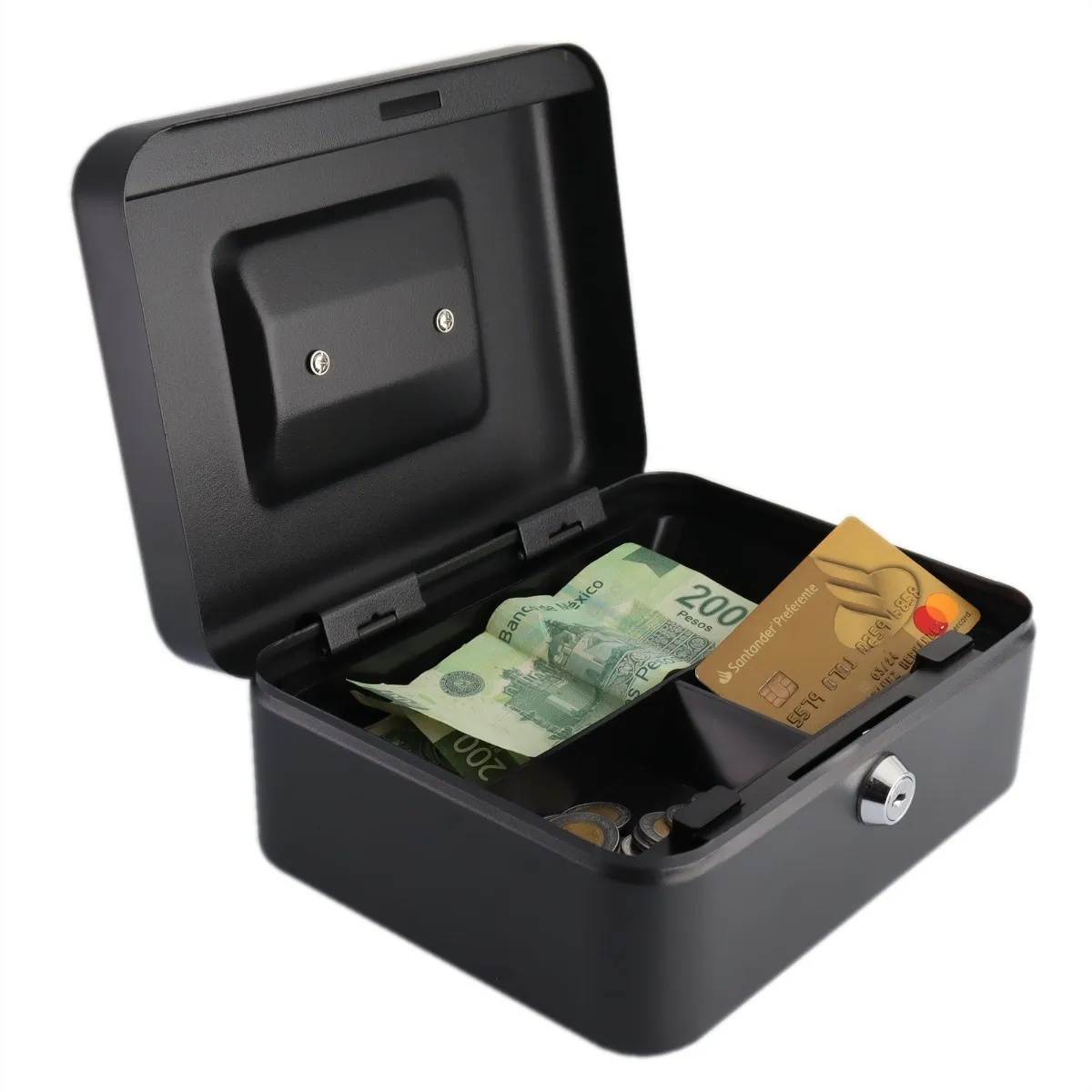 Caja Dinero Fuerte Seguridad/ Cash Box Metálica Prolami Chica Mate