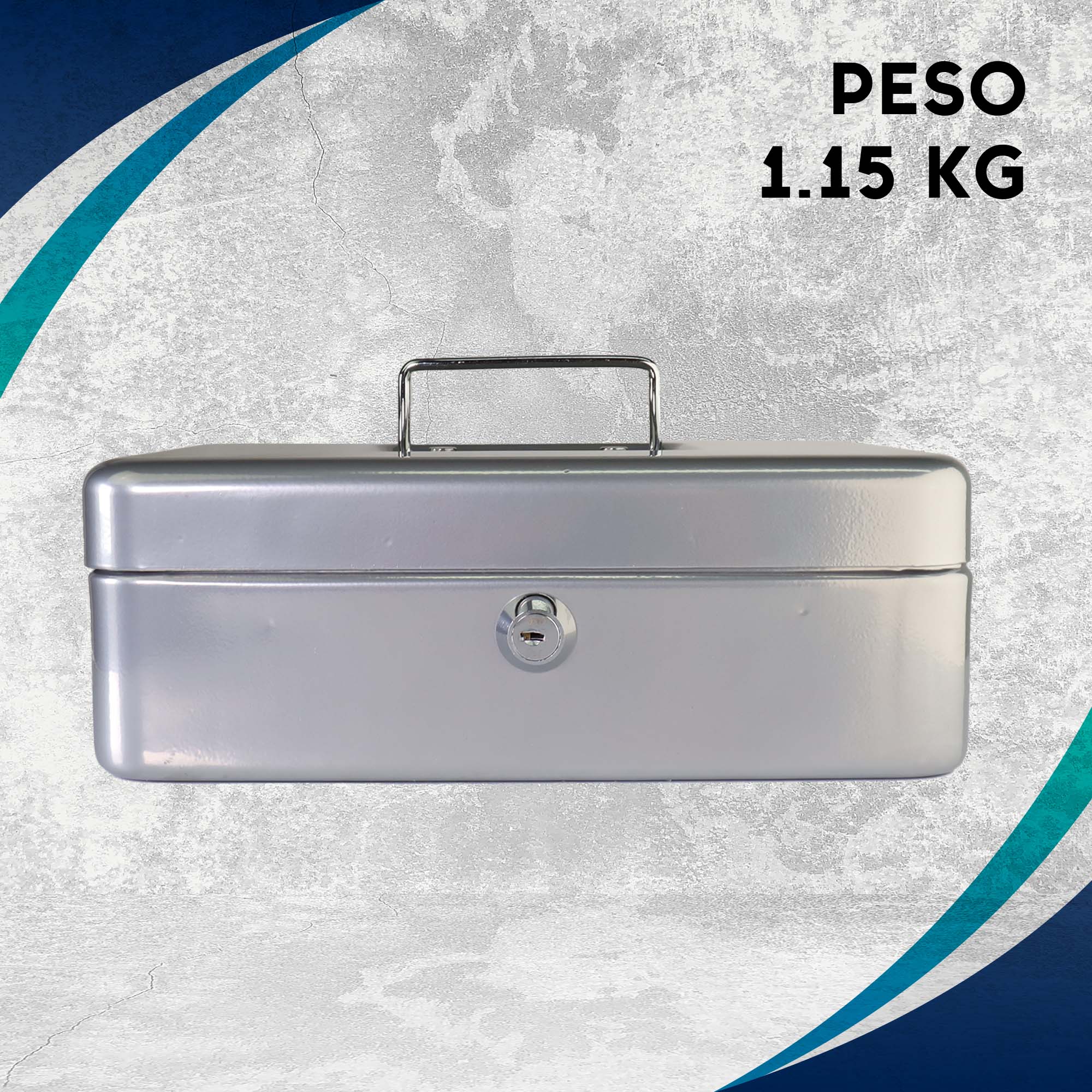 Foto 4 pulgar | Caja de Dinero Fuerte Prolami Seguridad Cash Box Metálica Reloj Joya Plateada