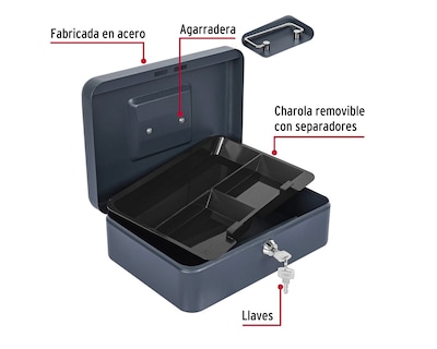 Foto 2 | Caja para Dinero Hermex CADI-25 color Negro