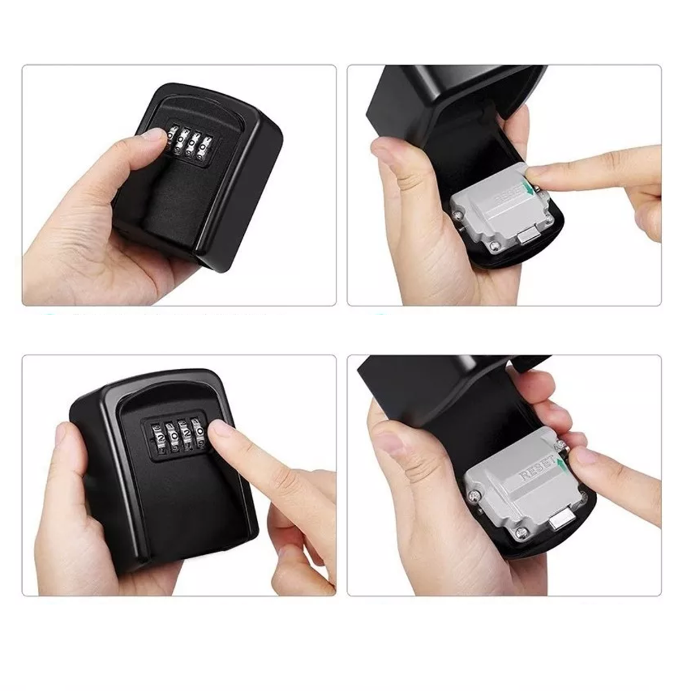 Foto 4 pulgar | Caja De Almacenamiento Belug color Negro De Llaves Empotrable En Pared