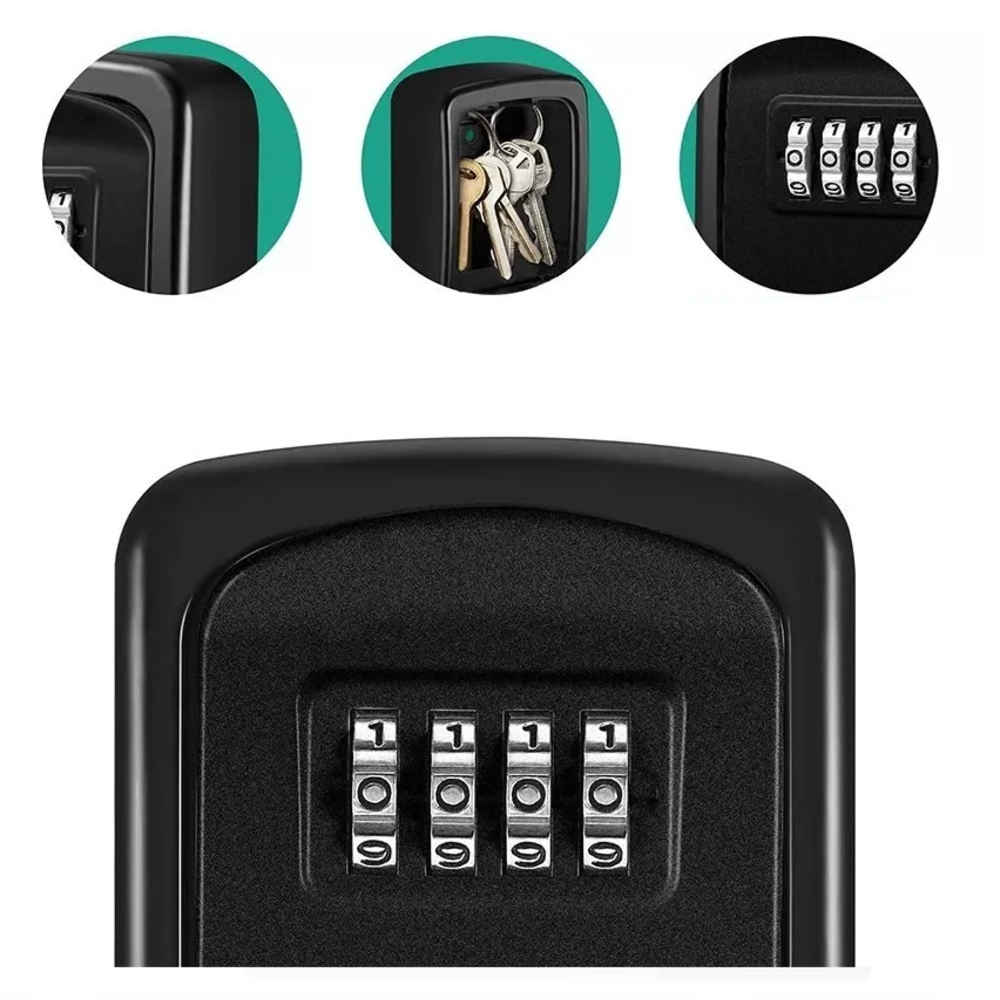Foto 5 | Caja De Almacenamiento Belug color Negro De Llaves Empotrable En Pared