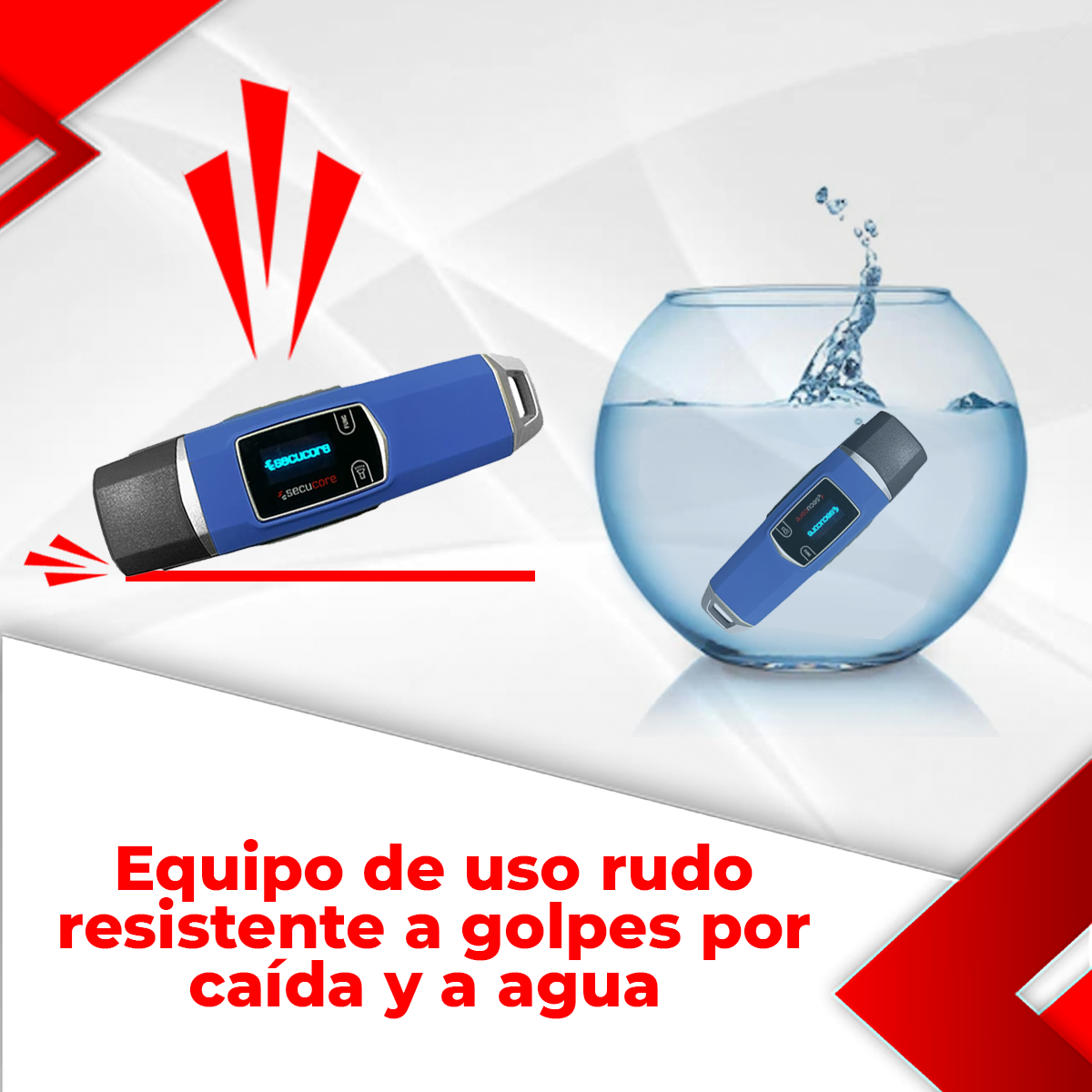 Foto 7 pulgar | Lector Rondines Secucore Gtp4 Azul