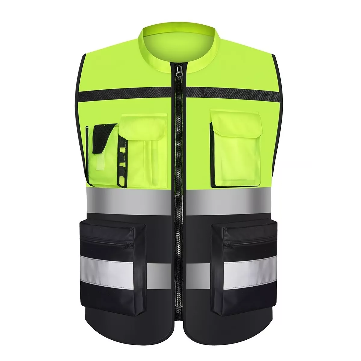 Foto 2 pulgar | Chaleco de Seguridad Eo Safe Imports Esi-6712 Industrial Reflejante Alta Visibilidad Amarillo