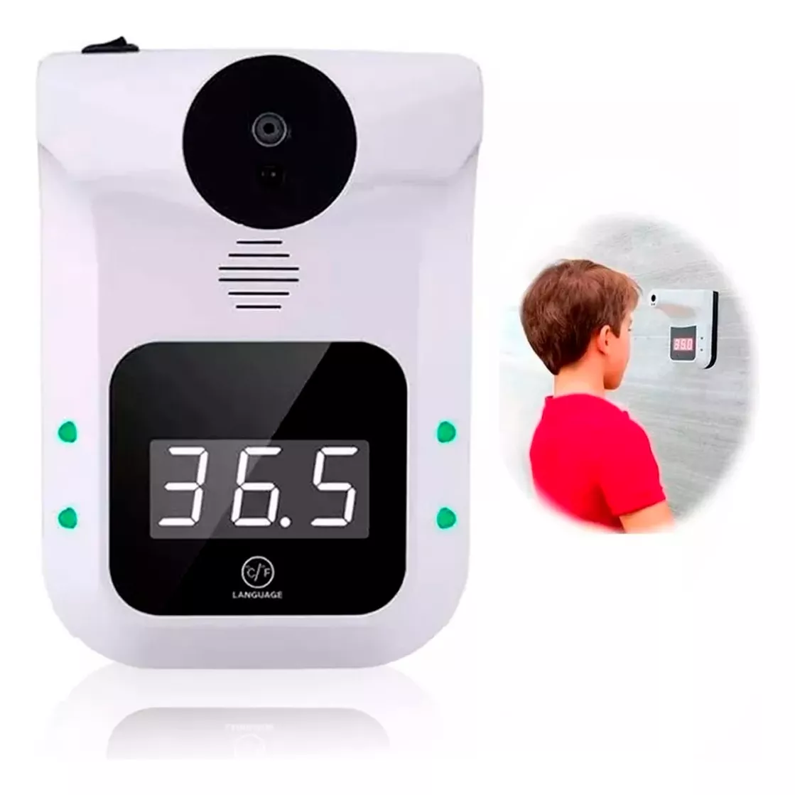 Foto 1 | Termómetro Infrarrojo Digital KIMHI K9 con Alarma y Voz