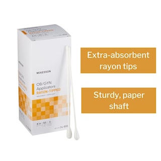 Foto 3 | Aplicadores De Obstetricia Y Ginecología Mckesson Con Punta De Rayón, 8 Cm, 500 Unidades - Venta Internacional.