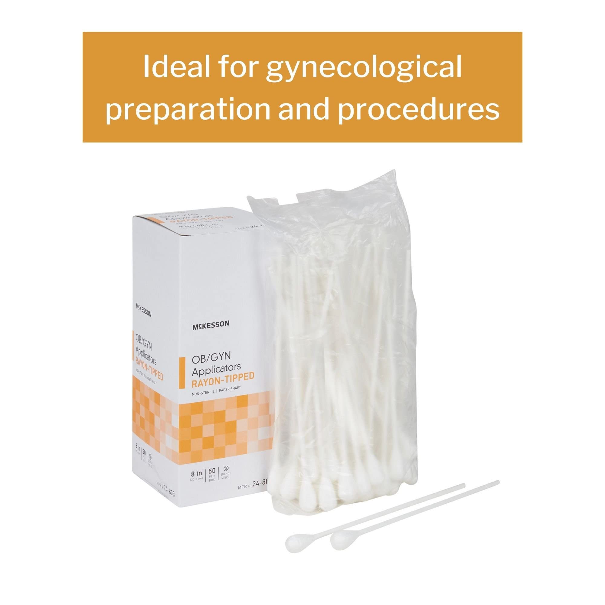 Foto 6 pulgar | Aplicadores De Obstetricia Y Ginecología Mckesson Con Punta De Rayón, 8 Cm, 500 Unidades - Venta Internacional.