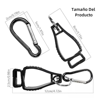 Foto 2 | 12 Pzs Soporte Clip Para Guantes Trabajo Y Seguridad Eo Safe Imports Esi-15634 Negro