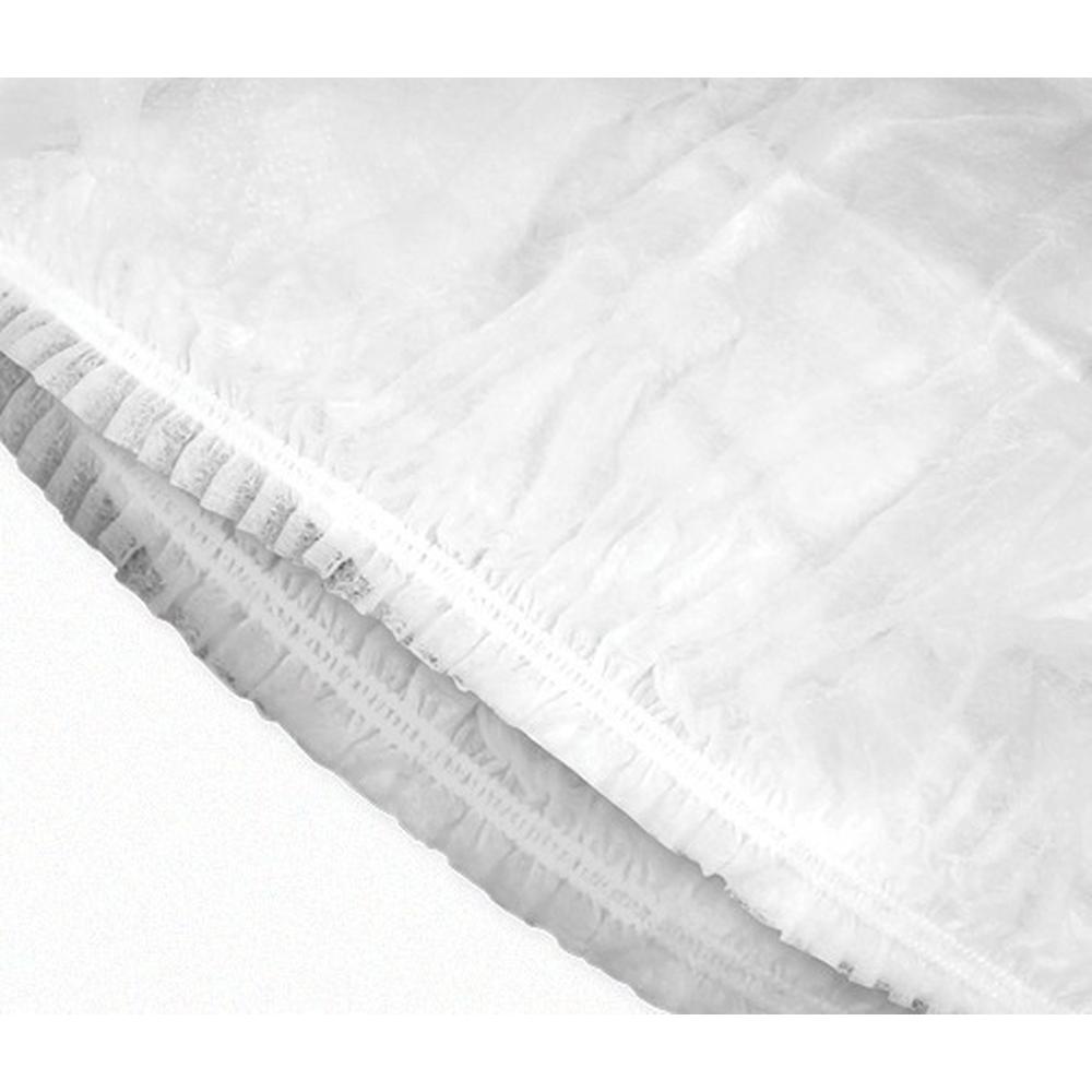 Foto 4 pulgar | Cofia Plisada Blanca Paquete De 1000 Piezas Ms-cpb