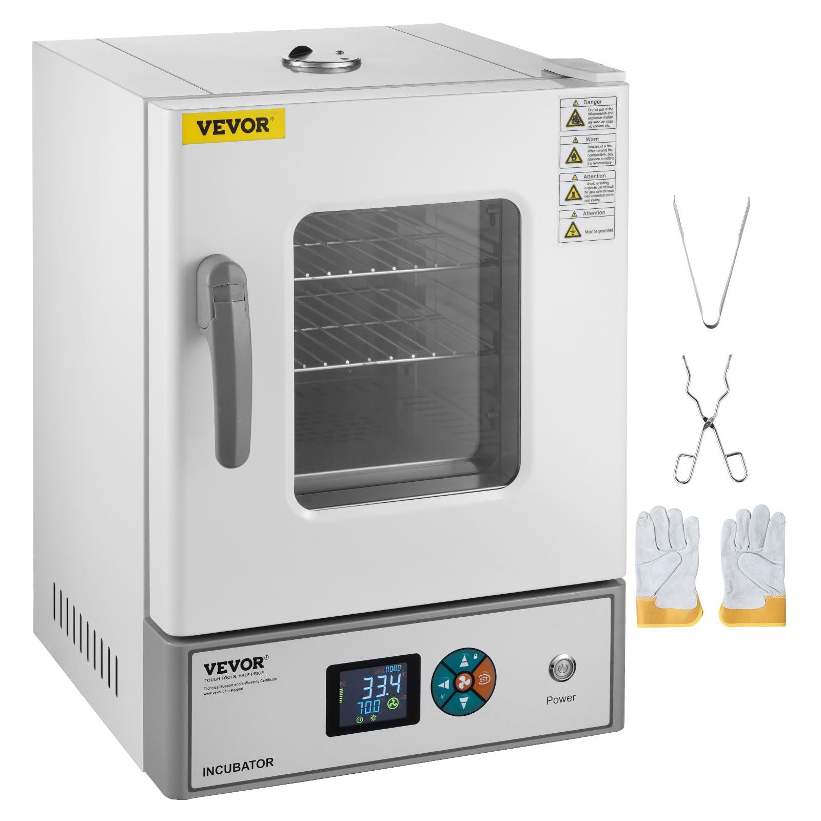 Foto 1 | Incubadora De Laboratorio Vevor 20l Rt+5-65 ℃ Pid Temperature Control - Venta Internacional.