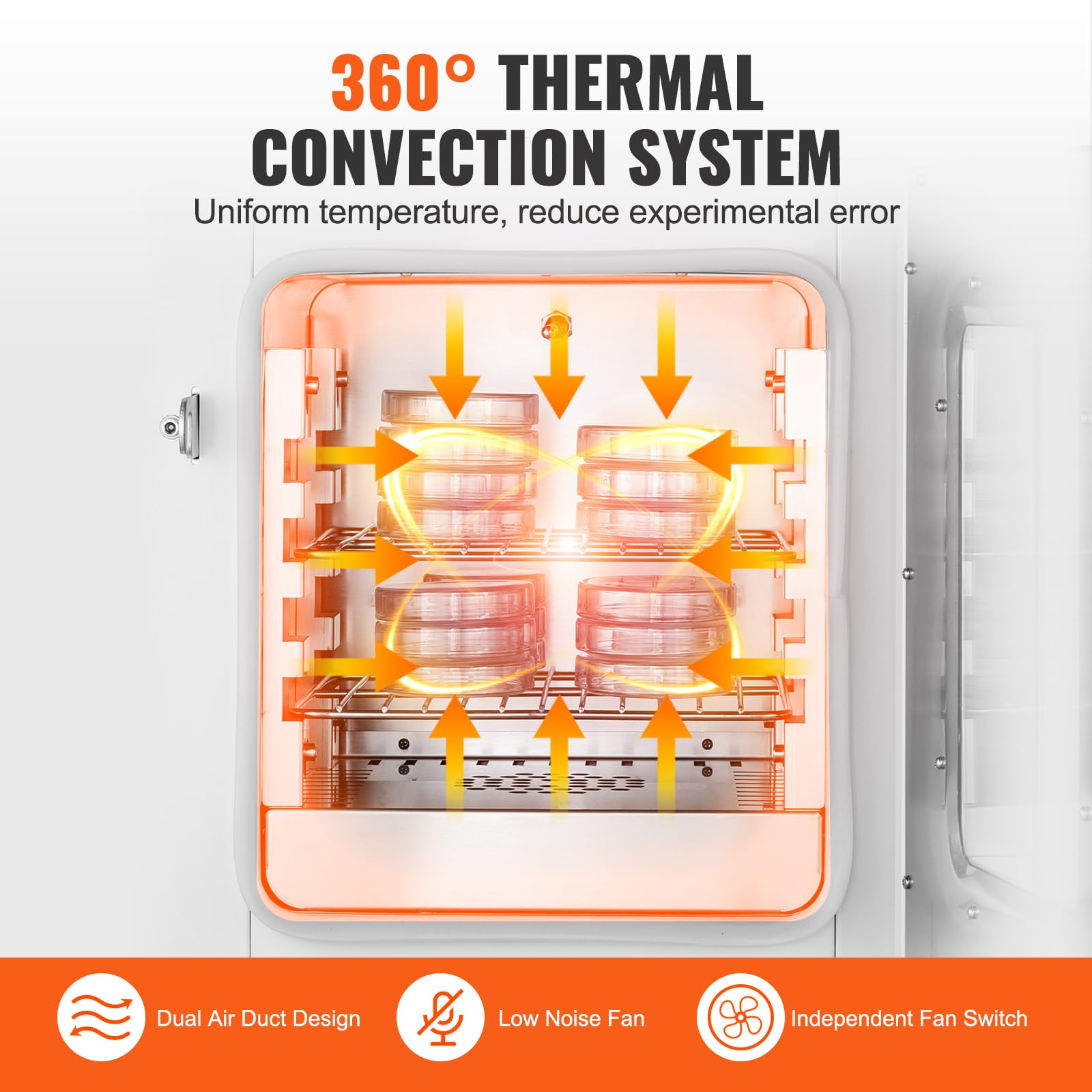 Foto 4 | Incubadora De Laboratorio Vevor 20l Rt+5-65 ℃ Pid Temperature Control - Venta Internacional.