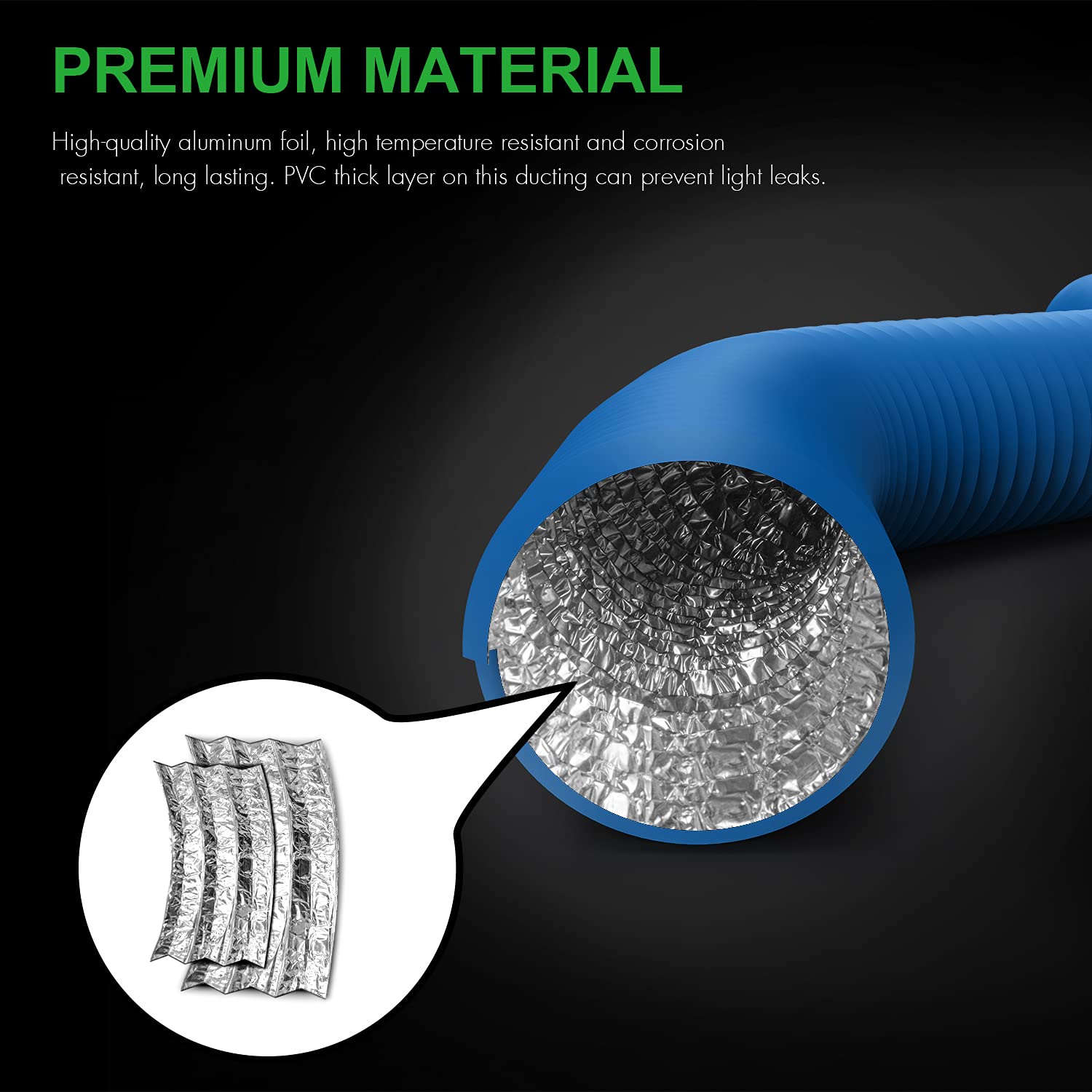 Foto 3 pulgar | Ductos Flexibles Ipower De Aluminio De 4 Pulgadas Y 8 Pies Con 4 Capas - Venta Internacional.