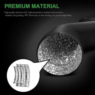 Foto 2 | Ductos Flexibles Ipower De 10 Pulgadas Y 8 Pies Con Protección De 4 Capas - Venta Internacional.