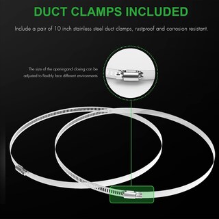 Foto 5 | Ductos Flexibles Ipower De 10 Pulgadas Y 8 Pies Con Protección De 4 Capas - Venta Internacional.