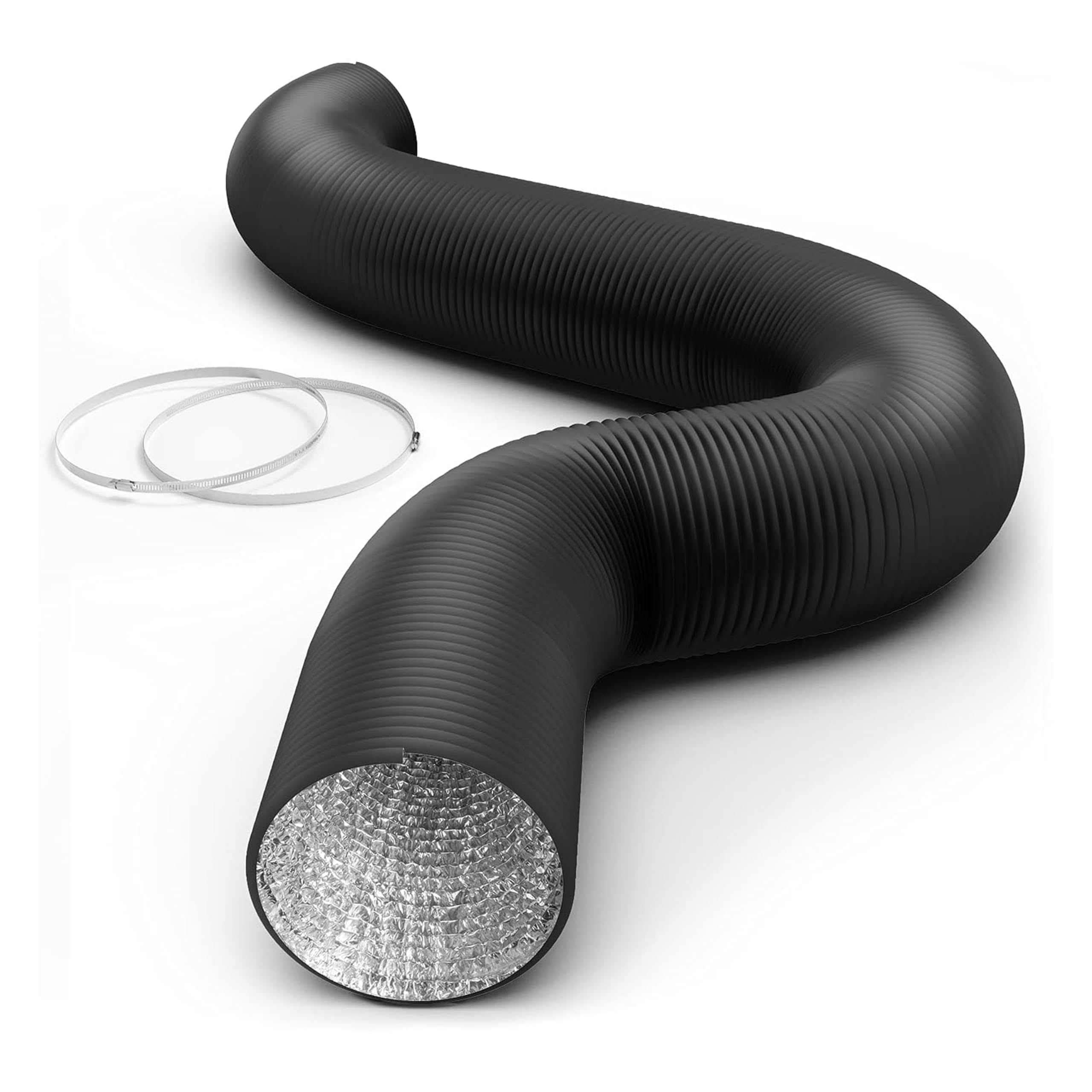 Foto 2 pulgar | Manguera De Ventilación Simple Deluxe Flexible Air, Aluminio, 10 Pulgadas Y 25 Pies - Venta Internacional.