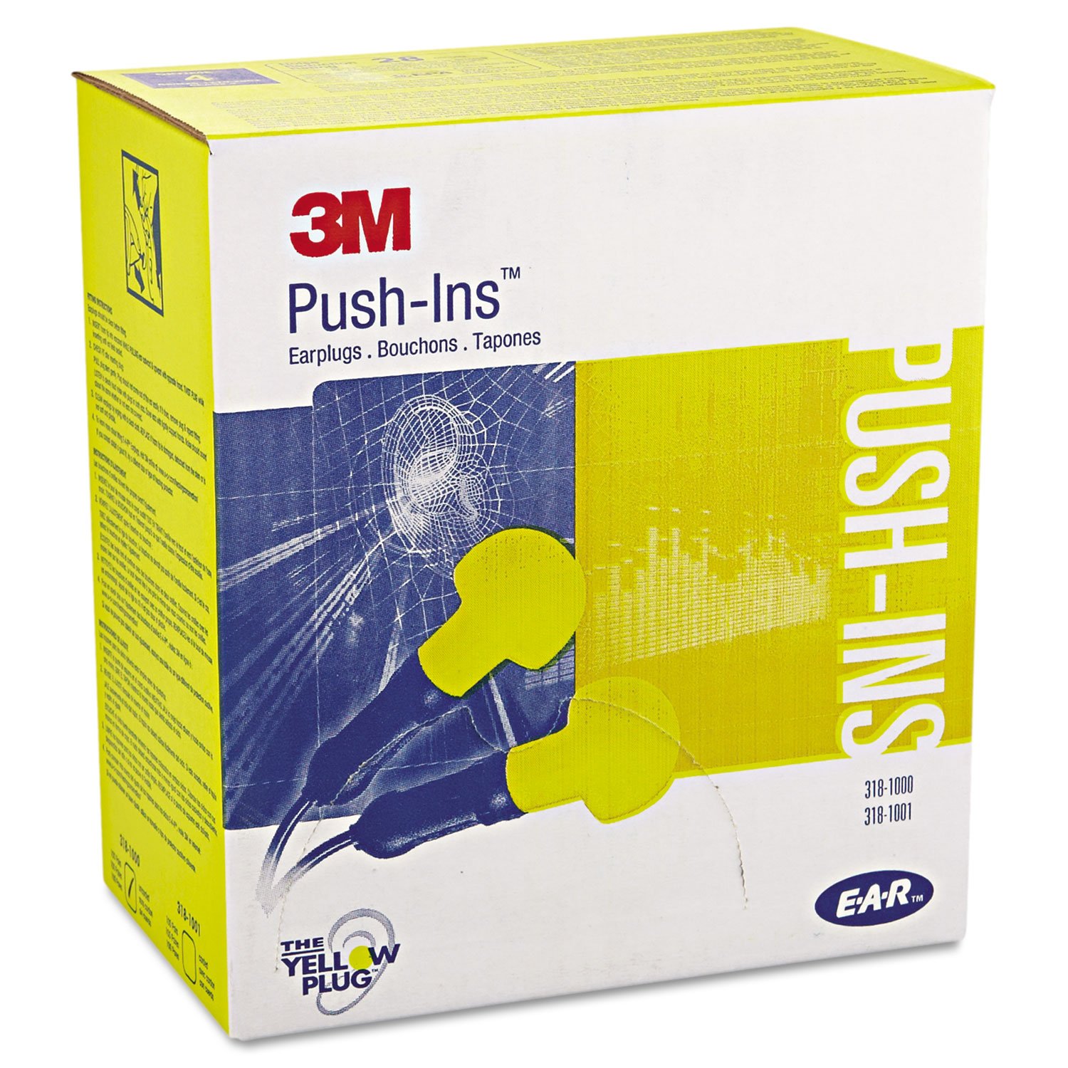 Foto 3 pulgar | Tapones Para Los Oídos 3m 3181000 E A R, Inalámbricos, 28 Db Nrr, 100 Pares - Venta Internacional.