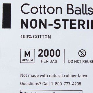Foto 7 | Bolas De Algodón Mckesson, No Estériles, Máxima Absorbencia 4000 - Venta Internacional.
