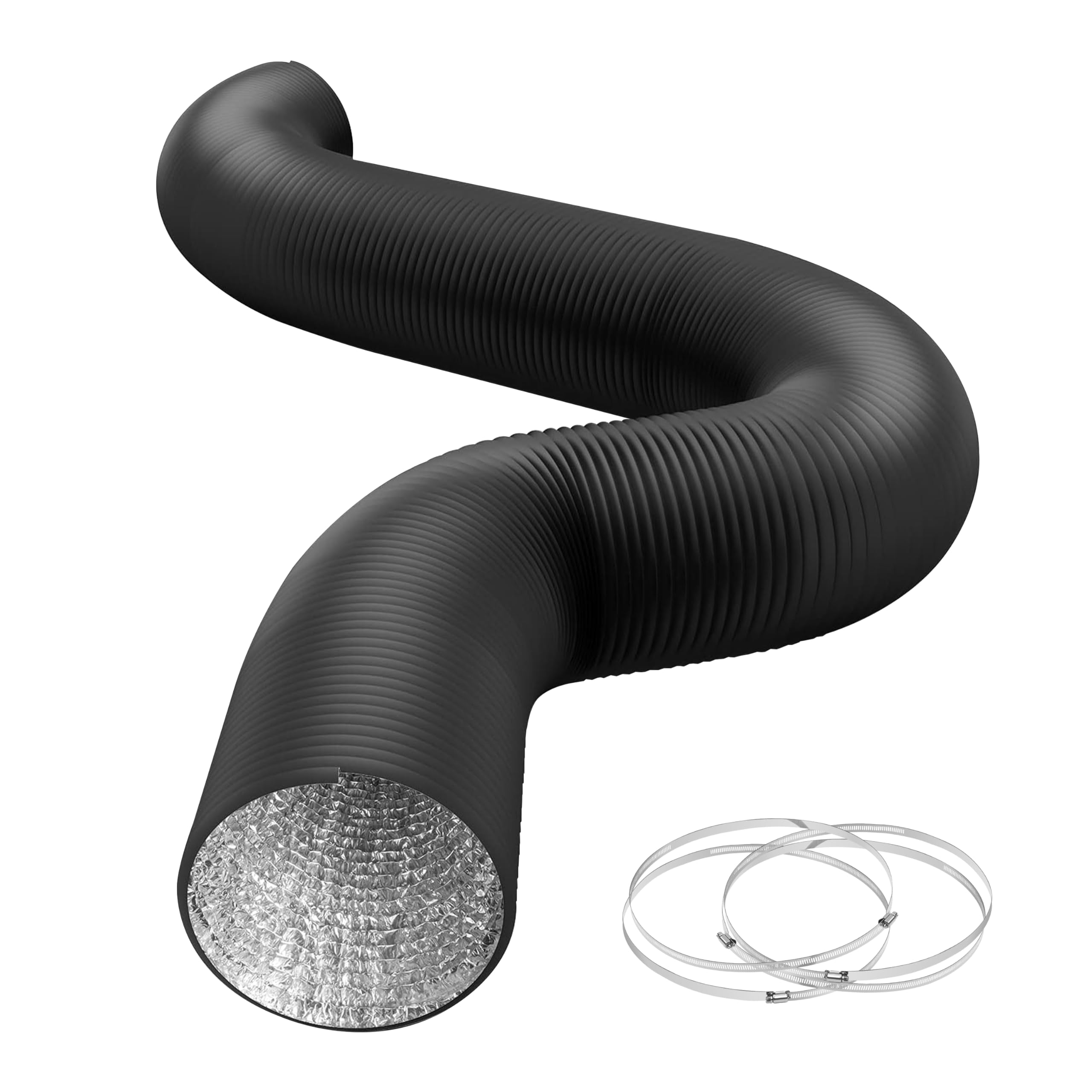Foto 2 pulgar | Manguera De Ventilación Para Secadora Healsmart  Conductos De Aluminio De 12 Pulgadas X 25 Pies - Venta Internacional.