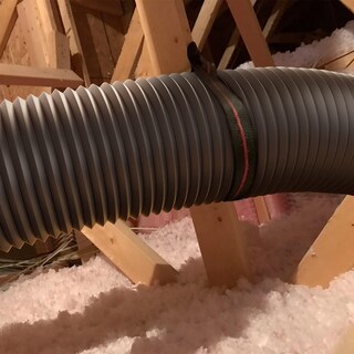 Foto 6 | Manguera De Ventilación Para Secadora Healsmart Conductos De Aluminio De 12 Pulgadas X 25 Pies - Venta Internacional.