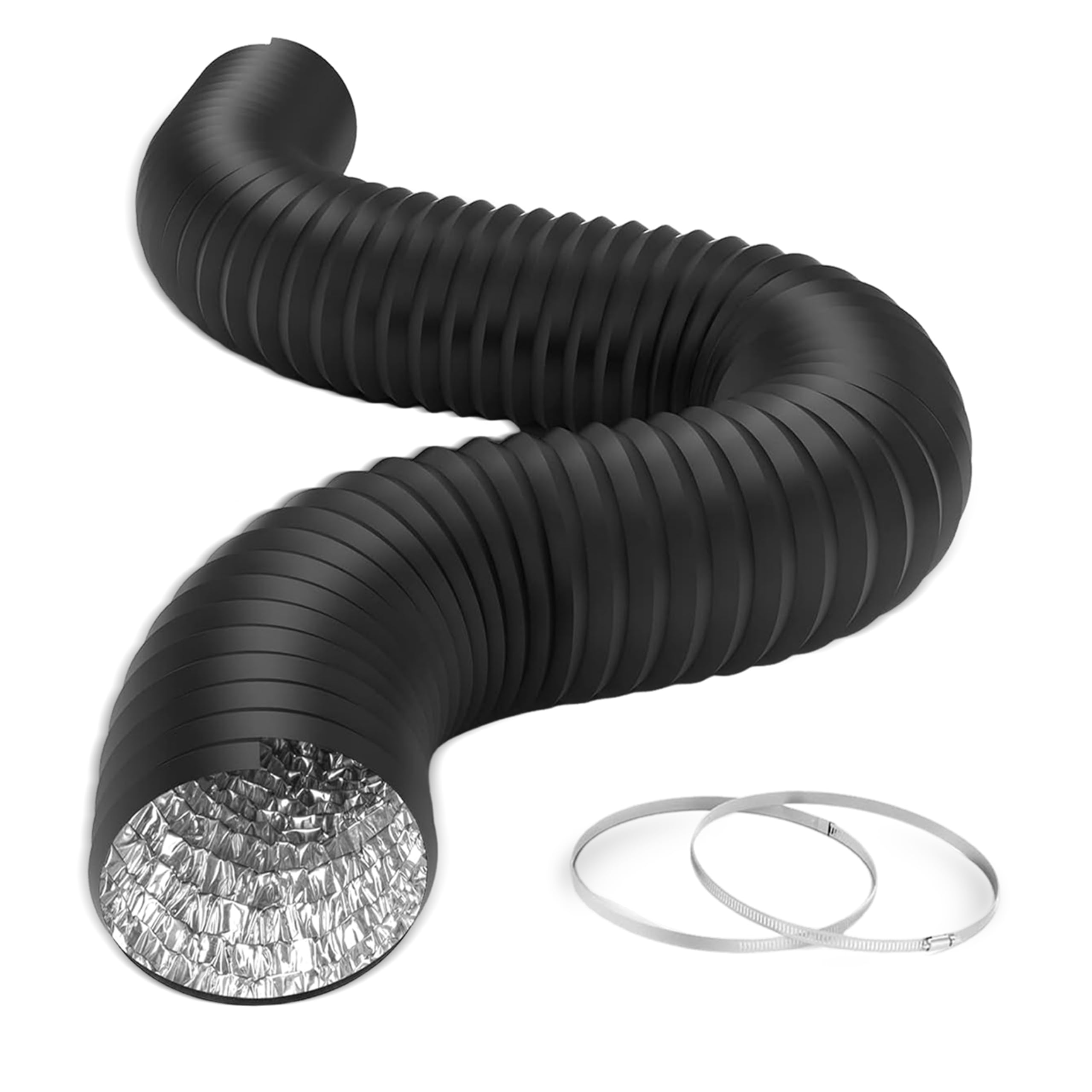 Foto 1 | Manguera De Ventilación Para Secadora Healsmart  Conductos De Aluminio De 6 Pulgadas X 8 Pies - Venta Internacional.