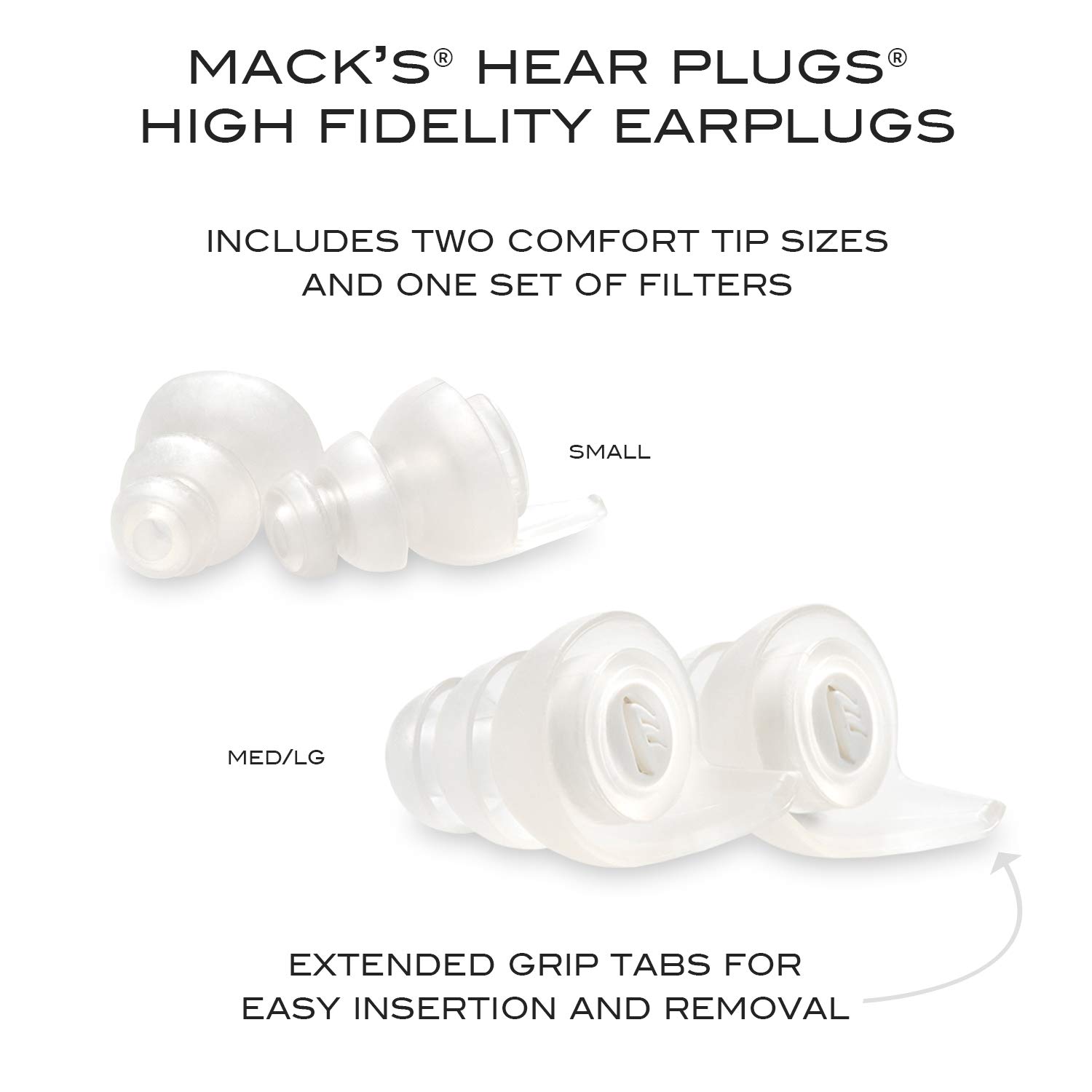 Foto 4 pulgar | Tapones Para Los Oídos Mack's High Fidelity Para Músicos De Conciertos - Venta Internacional.