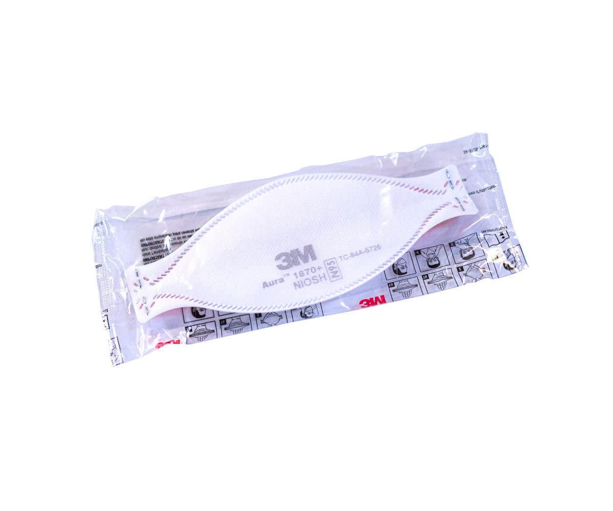 Foto 3 pulgar | Mascarilla Facial 3m Aura 1870+ Certificada Por Niosh, Paquete De 20 - Venta Internacional.