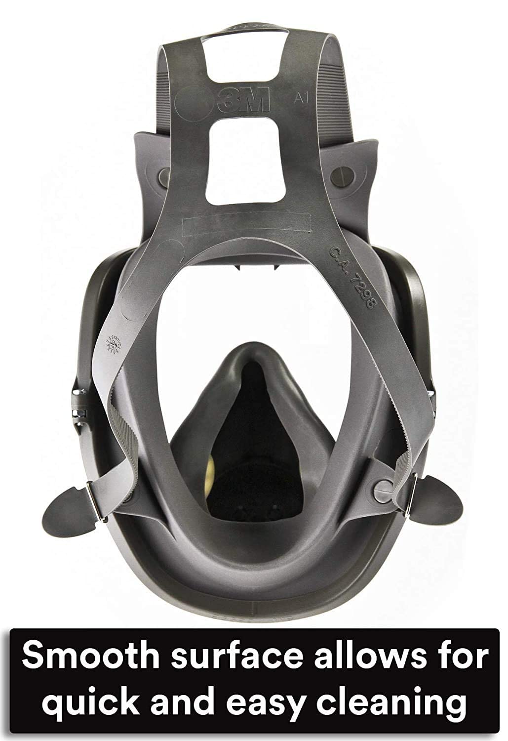 Foto 8 pulgar | Mascarilla Facial Integral De Seguridad 3m 142-6800, Reutilizable, Gris - Venta Internacional.