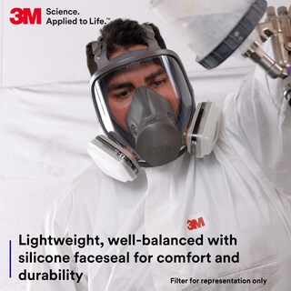 Foto 2 | Respirator 3m 6800 Máscara Completa De Silicona Lente Grande Niosh - Venta Internacional.