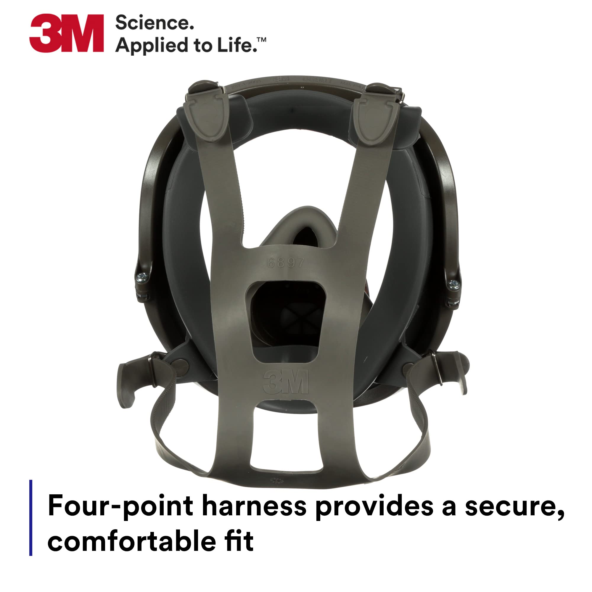 Foto 4 pulgar | Respirator 3m 6800  Máscara Completa De Silicona  Lente Grande Niosh - Venta Internacional.