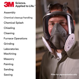 Foto 7 | Respirator 3m 6800 Máscara Completa De Silicona Lente Grande Niosh - Venta Internacional.