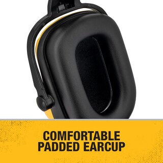 Foto 6 | Orejera Dewalt Dpg660 Amarilla Con Auriculares Negros Dieléctricos Nrr 25 - Venta Internacional.