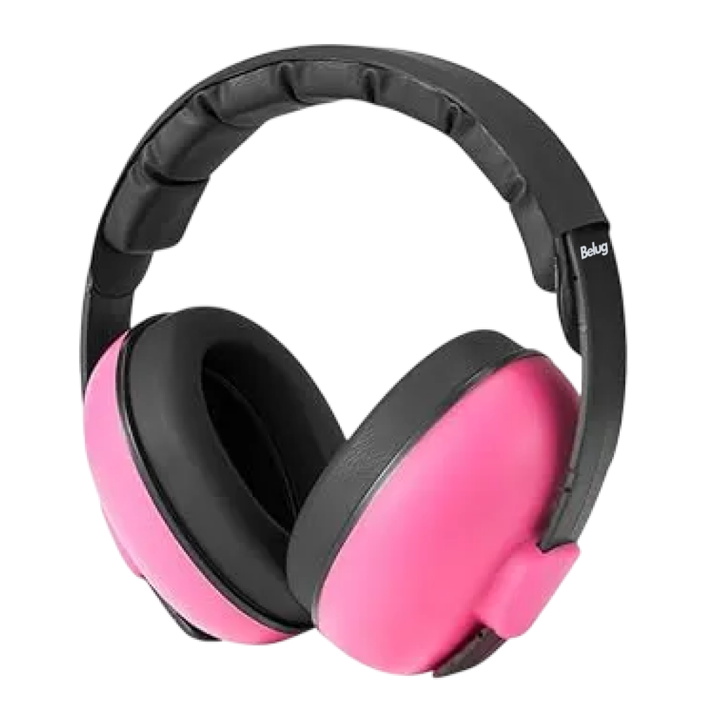 Foto 2 pulgar | Orejeras Antiruido/auriculares Protectores Bebes Belug Rosa