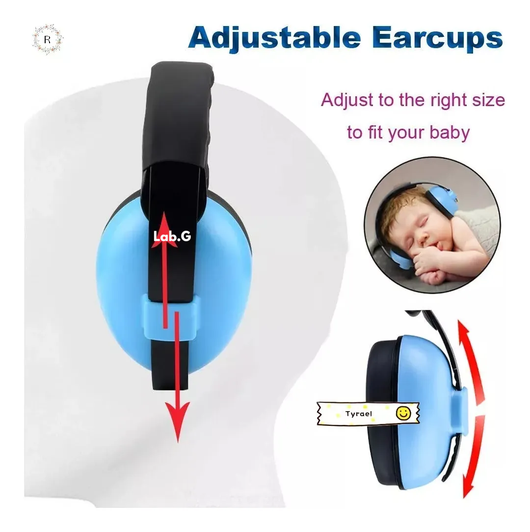 Foto 2 | Orejeras Antiruido/auriculares Protectores Bebes Y Niños Lab.g Azul