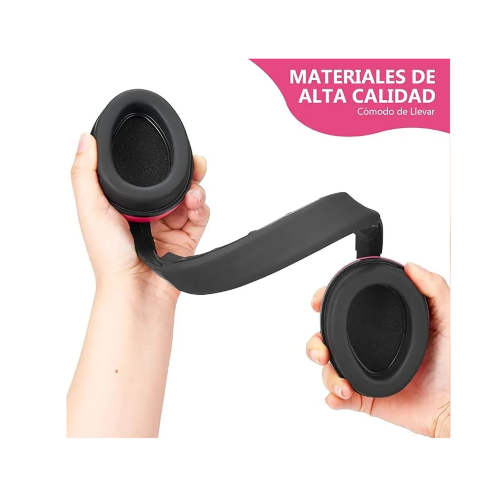 Foto 4 | Orejeras Antiruido/auriculares Protectores Bebes Lab.g Rosa