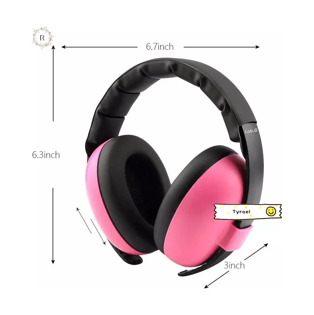 Foto 6 pulgar | Orejeras Antiruido/auriculares Protectores Bebes Lab.g Rosa