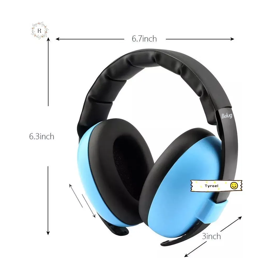 Foto 3 pulgar | Orejeras Antiruido/auriculares Protectores Bebes Y Niños Belug  Azul