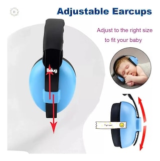Foto 4 | Orejeras Antiruido/auriculares Protectores Bebes Y Niños Belug Azul