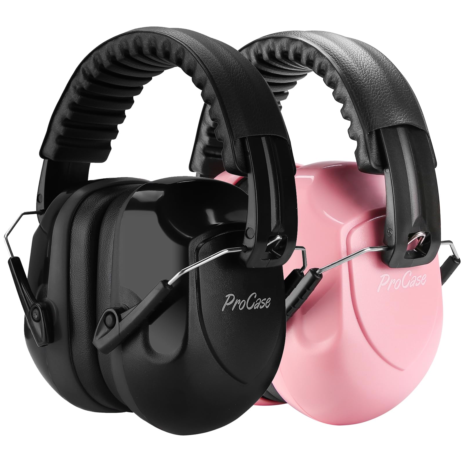 Orejeras Procase Con Reducción De Ruido Nrr 28 Db, 2 Paquetes, Rosas Y Azules - Venta Internacional.
