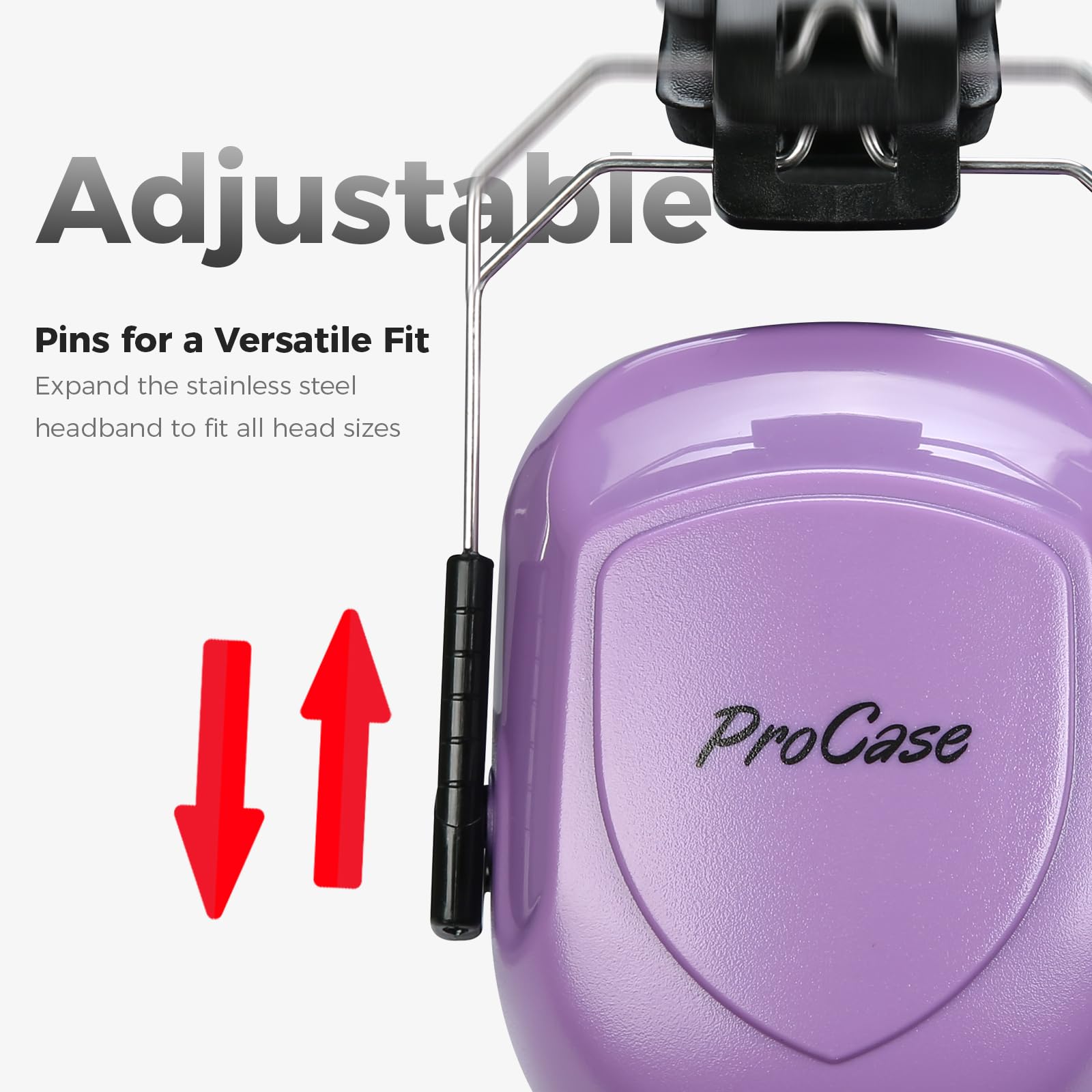 Foto 3 pulgar | Orejeras Con Reducción De Ruido Procase Nrr 28 Db, 2 Paquetes, Color Morado Y Azul - Venta Internacional.