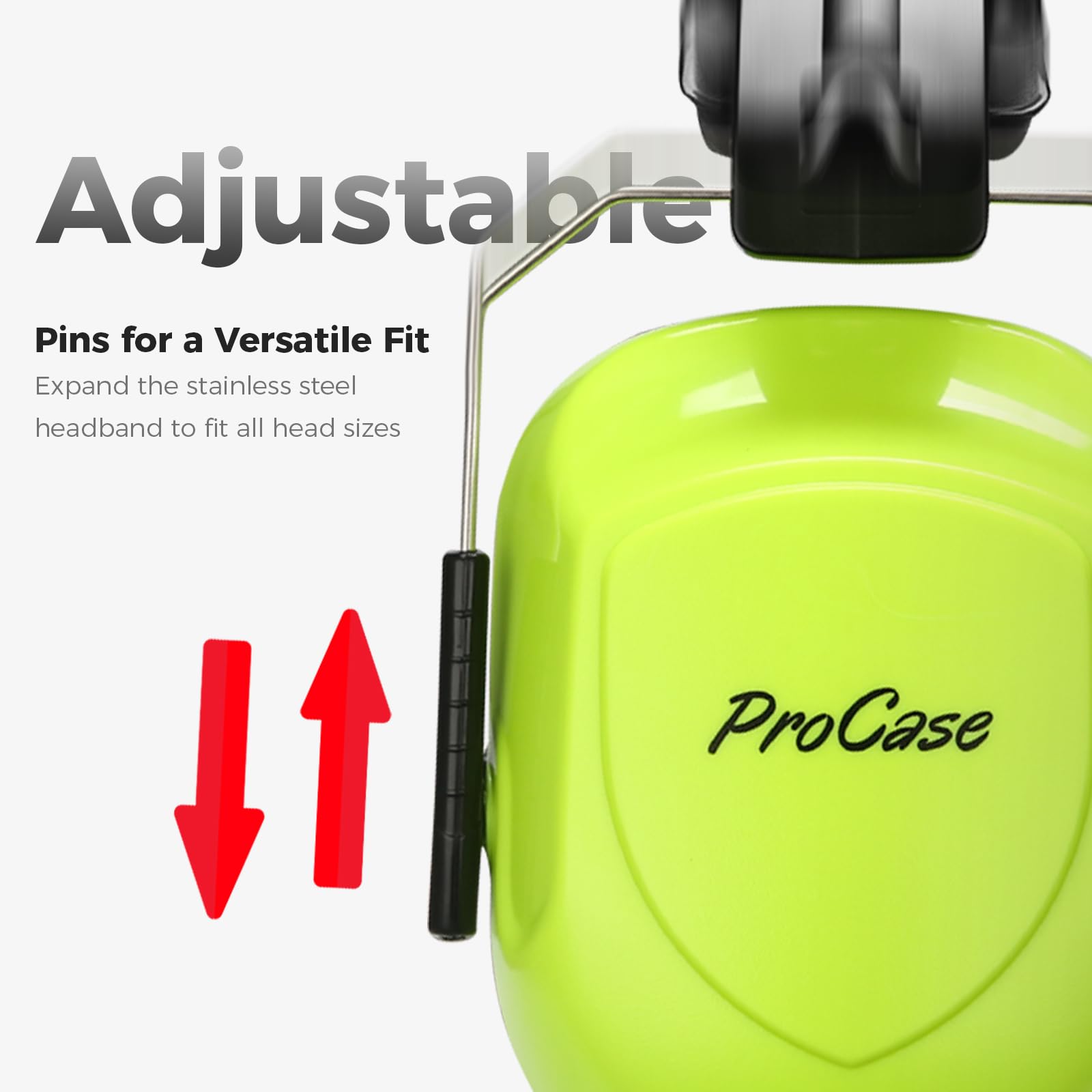 Foto 3 pulgar | Orejeras Con Reducción De Ruido Procase Nrr 28db Para Adultos Y Niños - Venta Internacional.