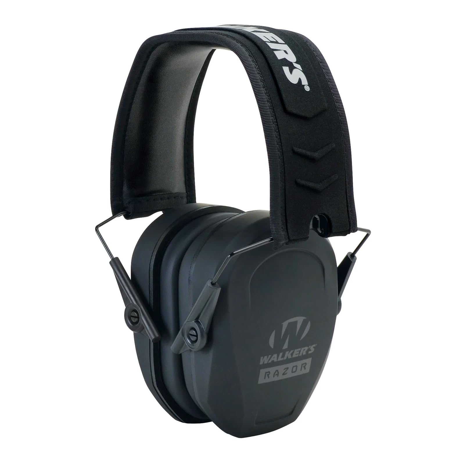 Orejera Pasiva Walker's Razor Slim De Perfil Ultrabajo, Color Negro - Venta Internacional.